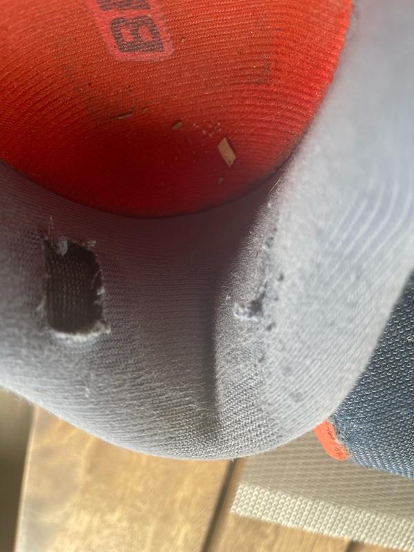 both shoes ankle line very quickly wore through, making them uncomfortable