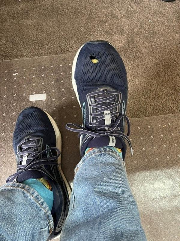 Holes above toes