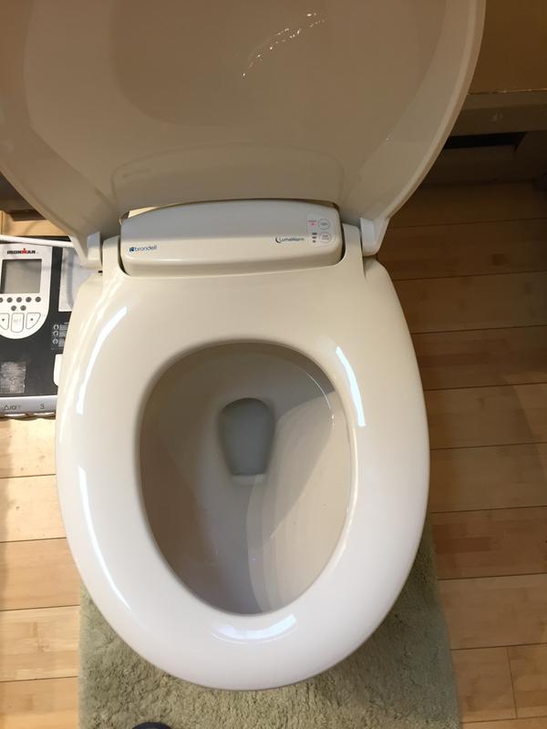 Nice heated toilet seat