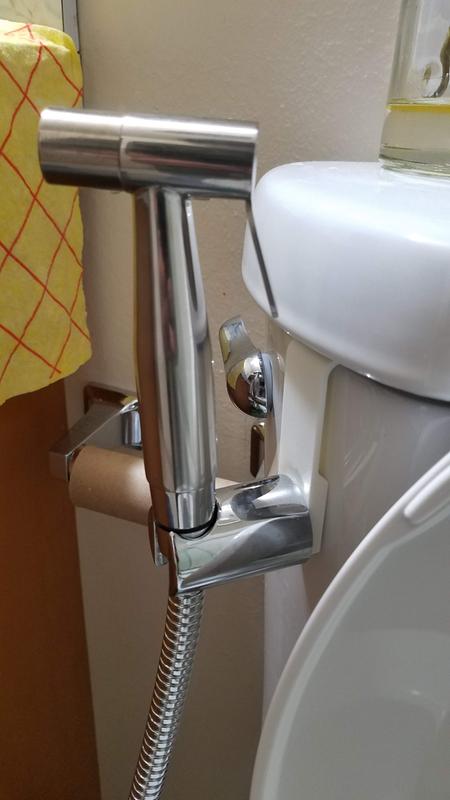 Bidet on holder