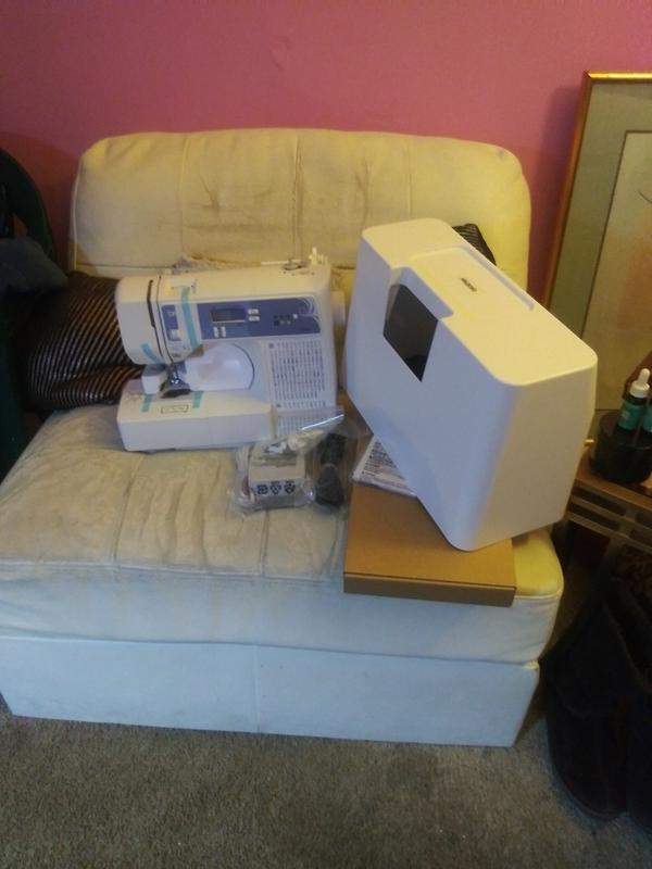 BROTHERS SEWING MACHINE AND ACCESSORIES
