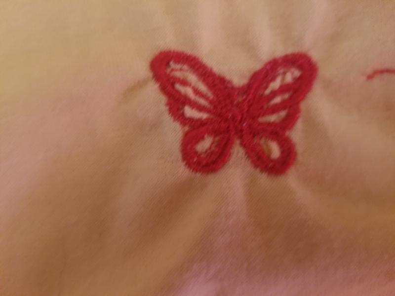 Butterfly it embroidered