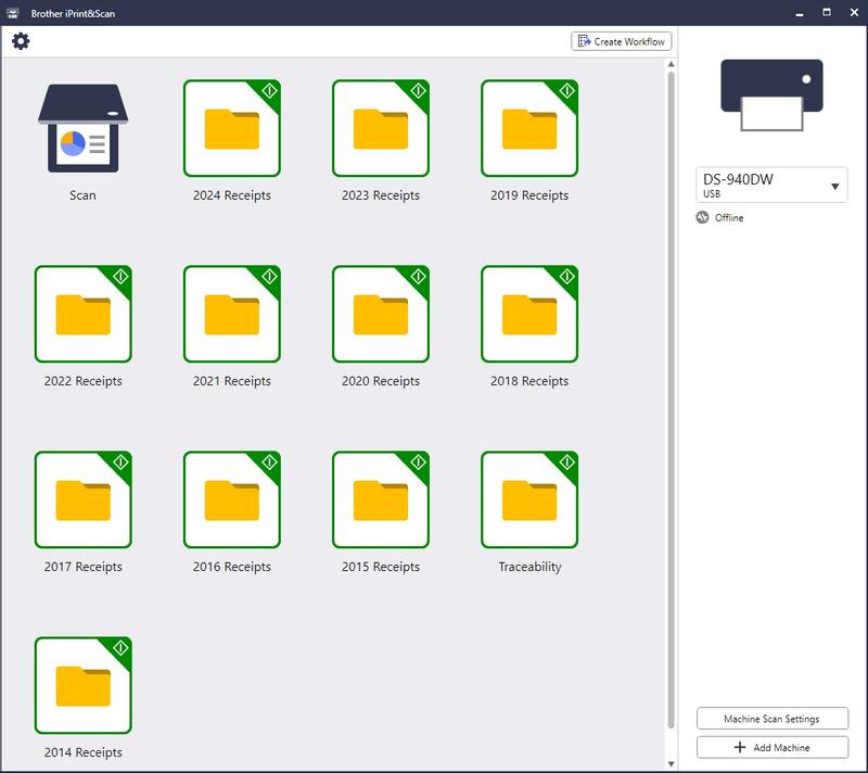 "One touch" workflows make scanning fast and easy.