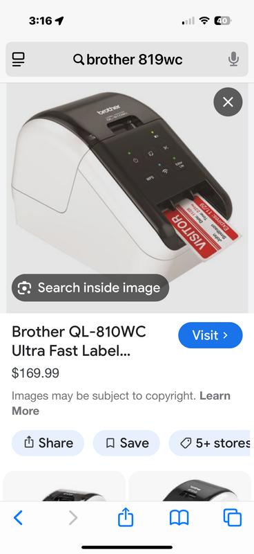 Brother QL-810WC | MobilePrintersLabelers | LabelMakersPrinters