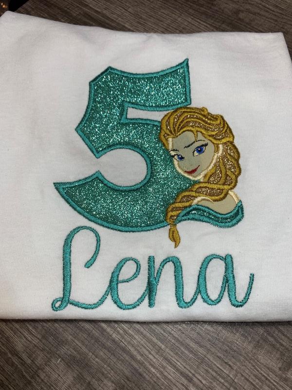 Applique Shirt I made on Zelda aka Brother PRS100