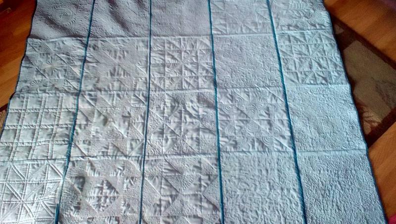 the back of my perfectly imperfect quilt