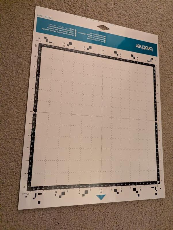 Brother CADXMATLOW12 | 12 in x 12 in Low Tack Adhesive Mat