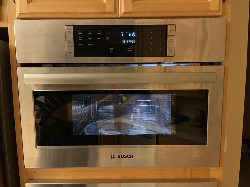 Bosch HMB50152UC 950W Built-In Microwave Oven - 1.6 cu ft - Stainless Steel