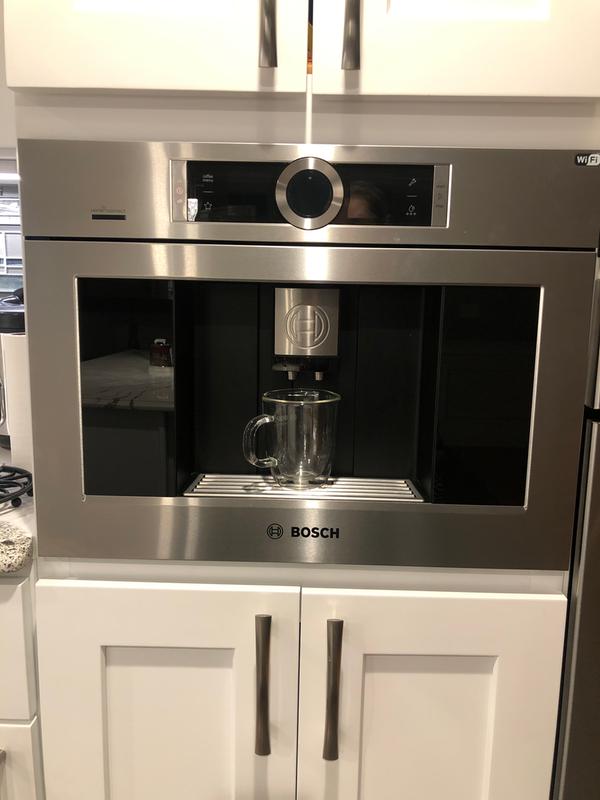 Bosch BCM8450UC 24" UL Listed BuiltIn Coffee Machine with 12 Modes Adjustable Cup, in Stainless