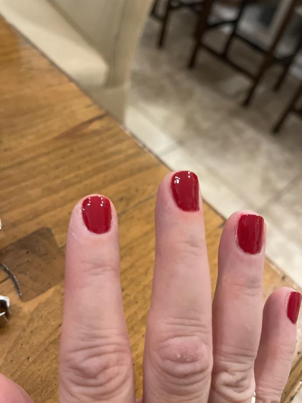 First pic from website. Right pic is my nails with 2-3 coats.