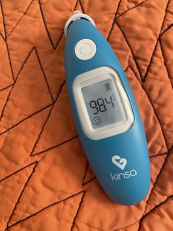 Kinsa Smart Ear Bluetooth Instant Read Thermometer with Family Health