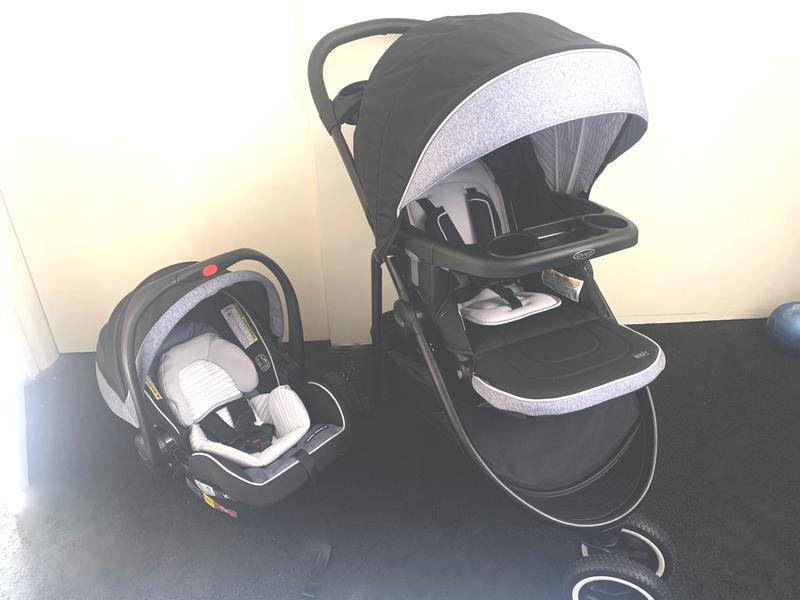 Graco modes 3 lite best sale platinum travel system in newport