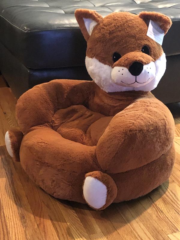 Plush fox hot sale chair