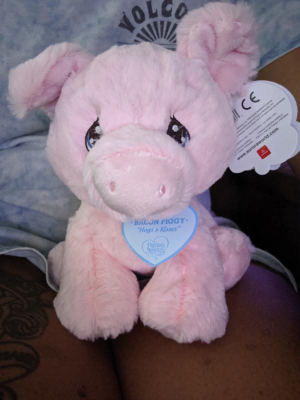 Baby Stuffed Animal by Precious Moments 15703 for sale online Bacon Piggy 8 Inch 