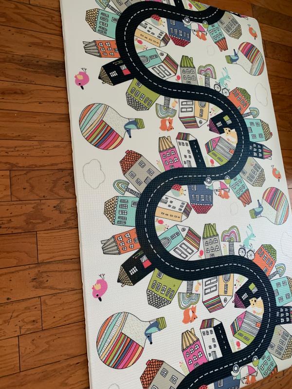 Skip hop vibrant village best sale reversible playmat