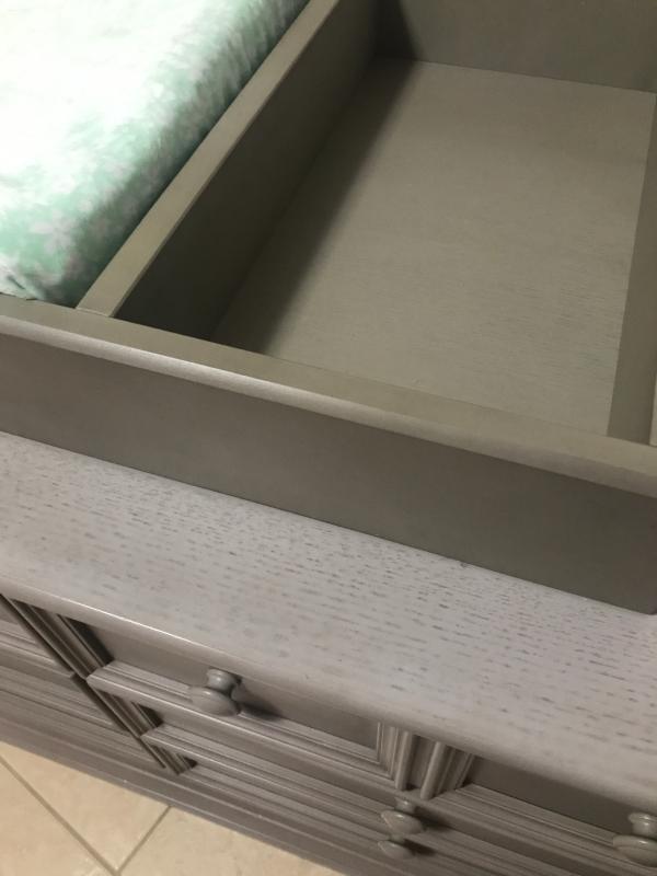 Baby Cache Vienna Changing Station in Antique White Bed Bath and