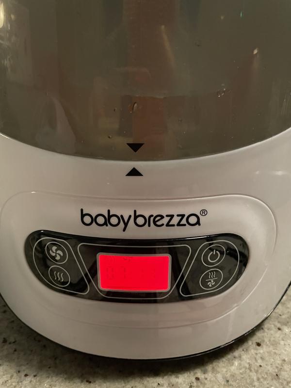 Baby brezza bottle sterilizer red light new arrivals