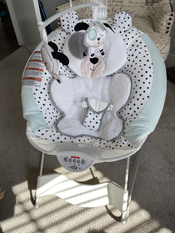 Customer Reviews FisherPrice® Dots & Spots Puppy See & Soothe™ Deluxe Bouncer Bed Bath & Beyond