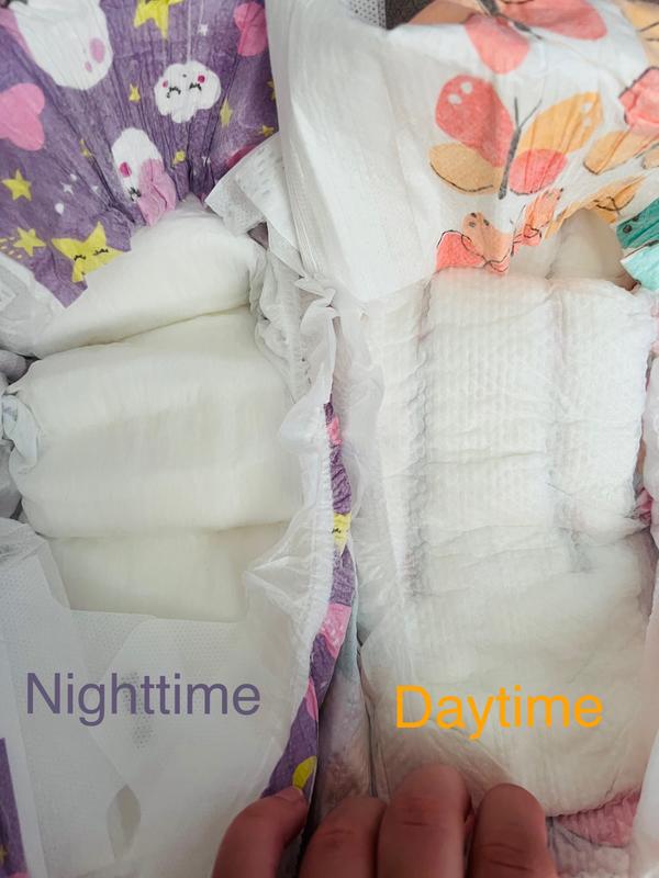 Honest® Overnights Sleepy Sheep Pattern 24Pack Size 4 Diapers Bed