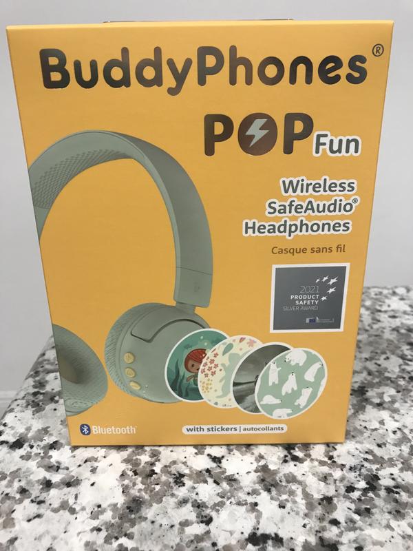 Buddyphones - Auriculares infantiles Pop Fun - Azul Noche