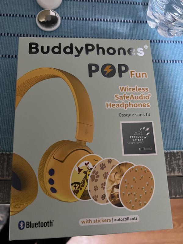 Buddyphones - Auriculares infantiles Pop Fun - Azul Noche