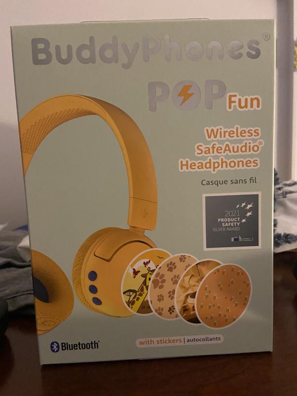 Buddyphones - Auriculares infantiles Pop Fun - Azul Noche