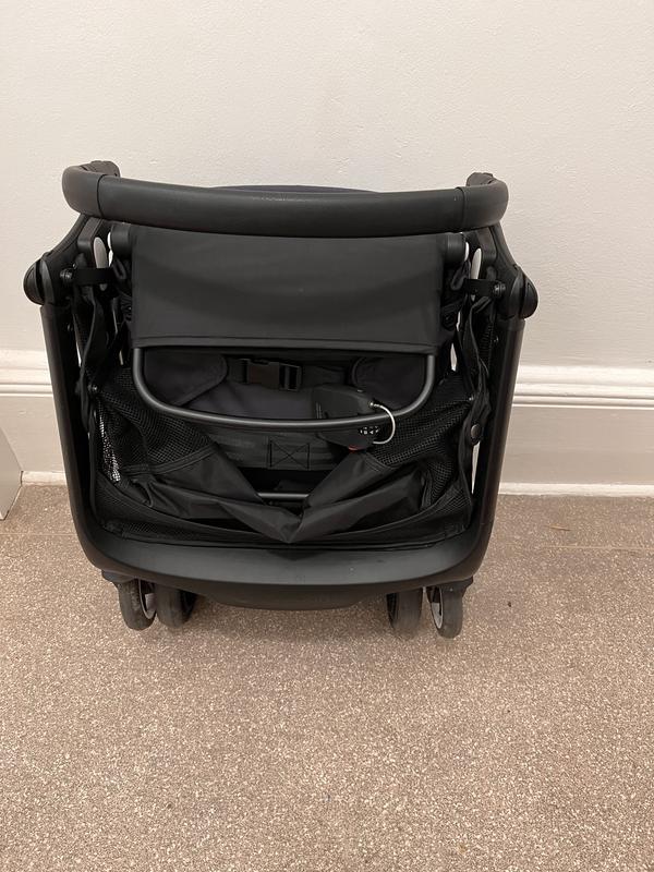Folded with the bumper bar