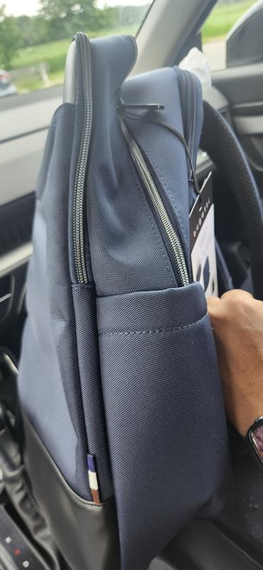 Customer photo for "Blue Bugatti Backpack"