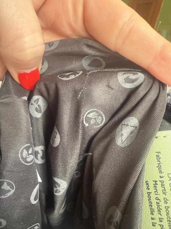 Where I took out the pocket - don’t notice unless you’re digging for the tiny holes in the lining