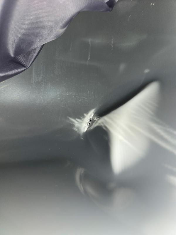 Customer photo for "First Trip already damaged"