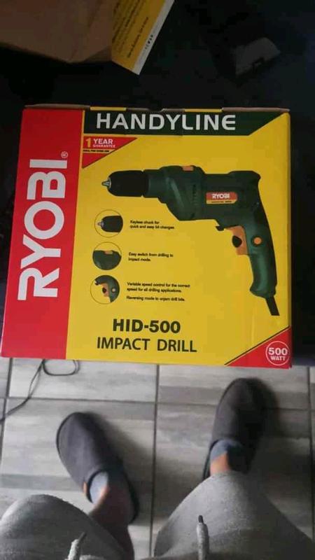 Ryobi impact outlet drill 500w