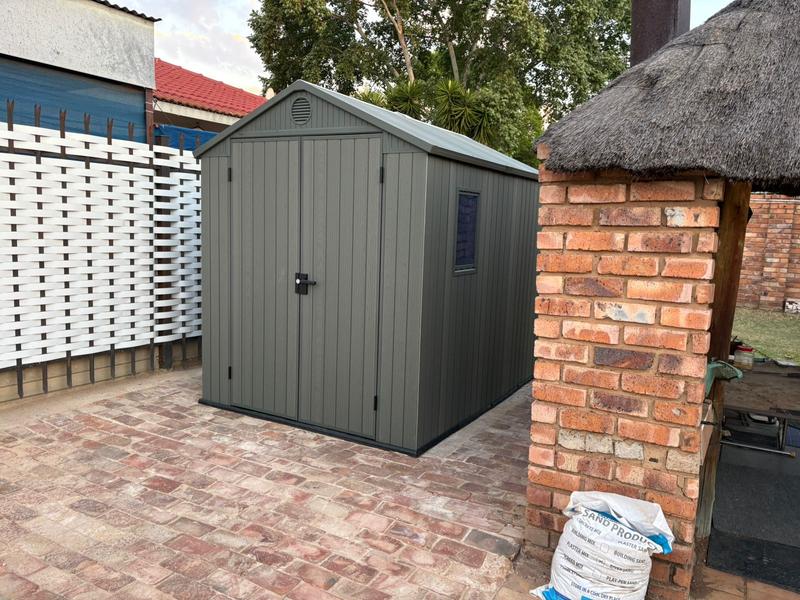 Keter Darwin Shed 6 x 8 Olive Green – 1900 x 2440 x 2210 mm