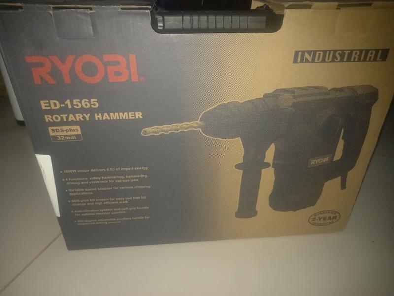 Buy Ryobi SDS Plus Rotary Hammer Drill 1500W ED 1565 Builders