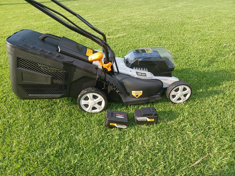 Buy Ryobi Cordless Lawnmower XRM 350 PLUS Battery Excluded