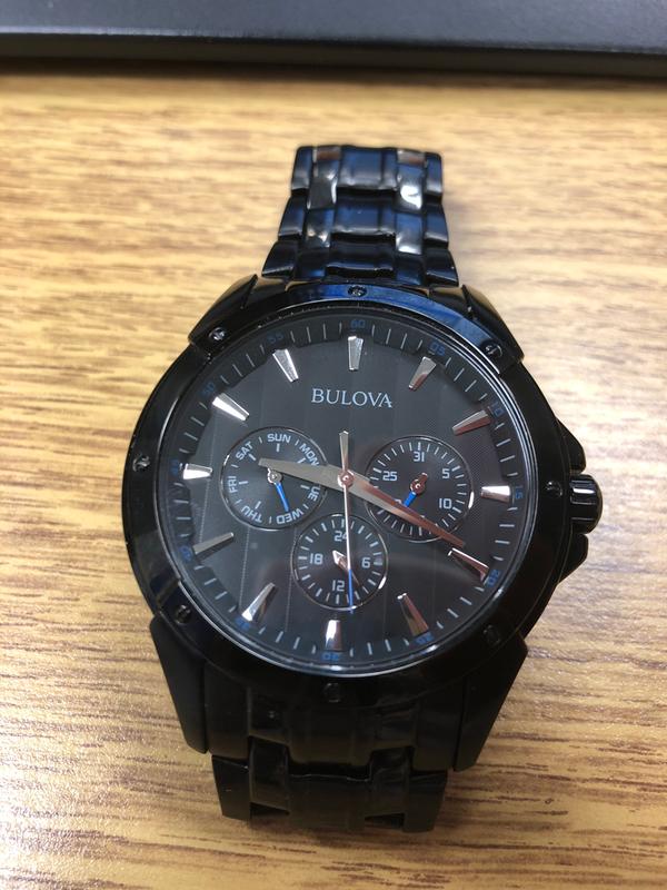 Bulova mens 2025 watch black