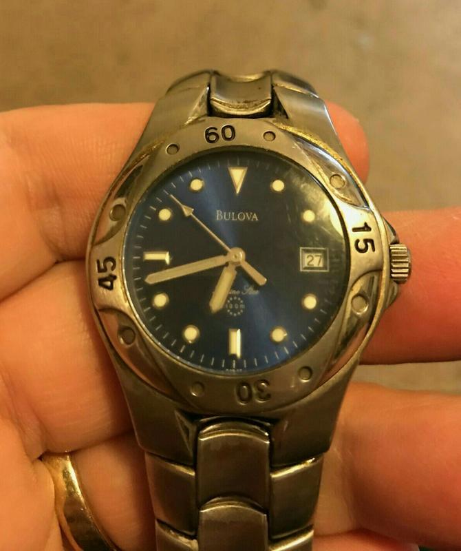 Bulova marine star on sale 98d103