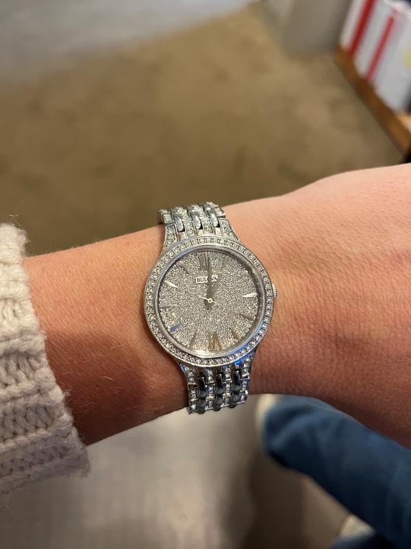 Bulova ladies hot sale crystal watch