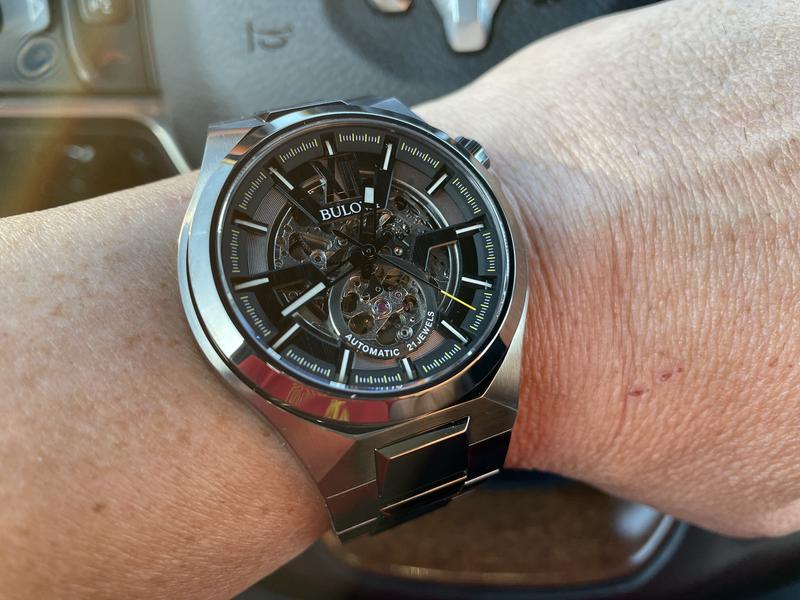 Steel Dial Stainless Maquina Bulova | Black Bulova Black Watch