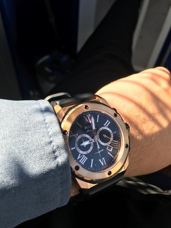 Bulova marine star outlet rose gold