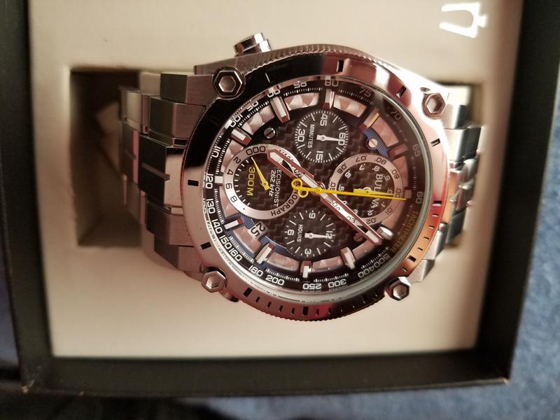 Bulova discount precisionist 96b175