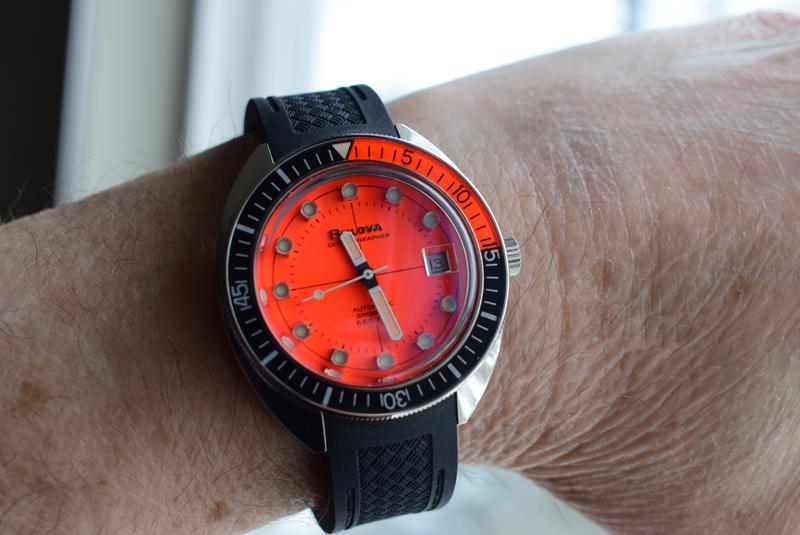 Bulova devil cheap diver orange