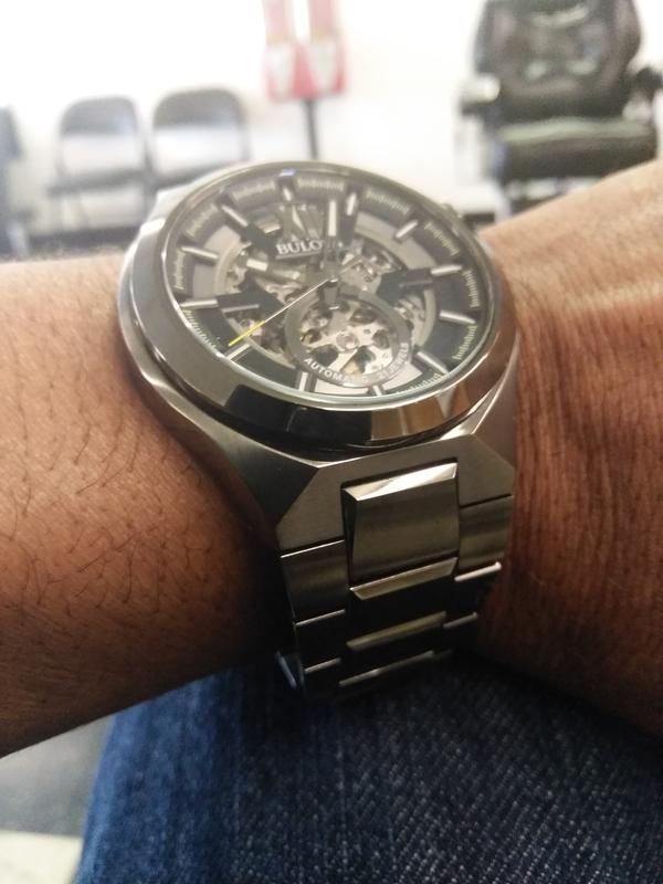 Bulova automatic skeleton discount watch