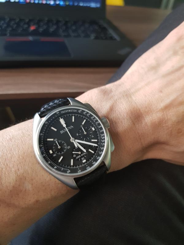 bulova moon watch small wrist