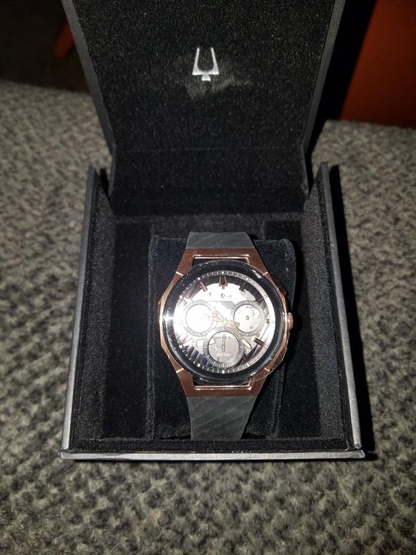 Bulova curv rose gold sale