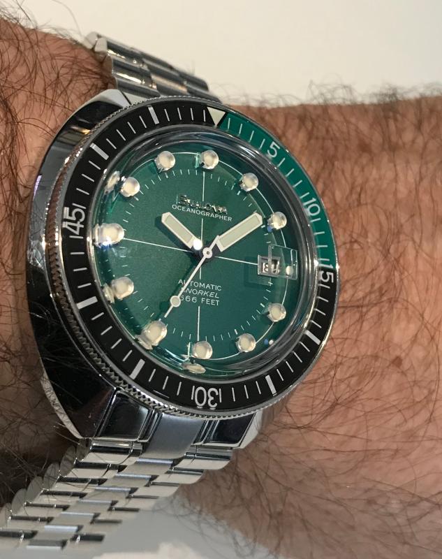 Bulova oceanographer green sale