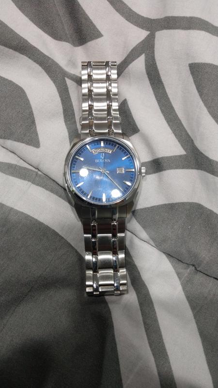 Bulova blue shop face