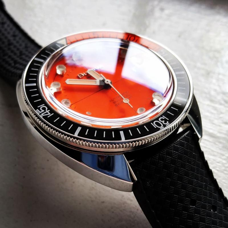 Bulova devil diver store orange for sale