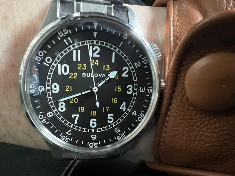 Bulova aviator clearance watch