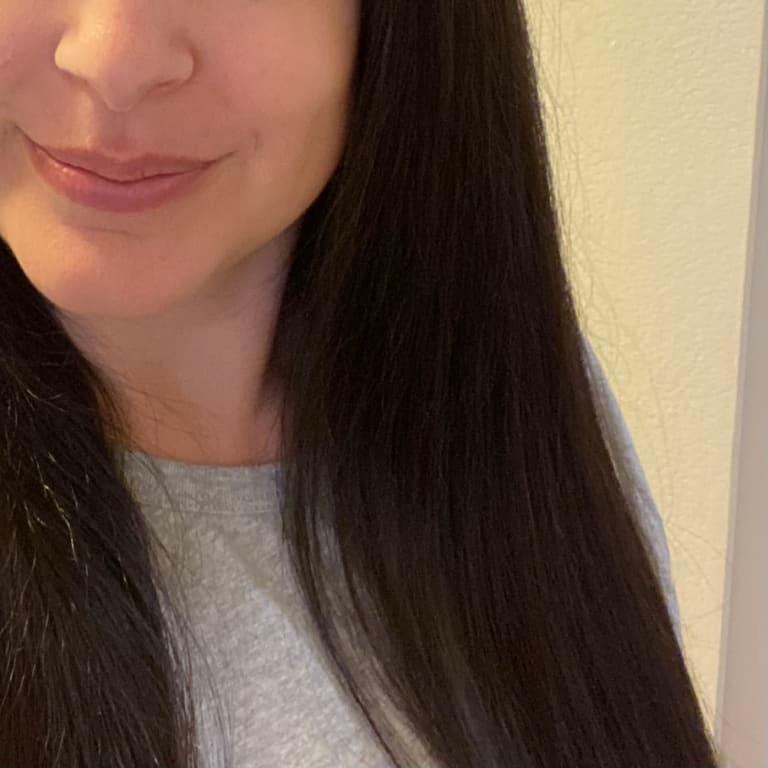 I currently wear my hair straight since it's super long. I think it would work better if I added curl or if I used it at a shorter hair length.