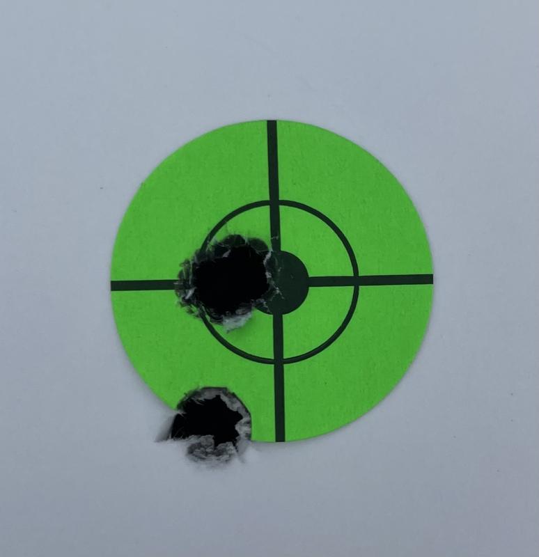 3 shot group at 100 yards